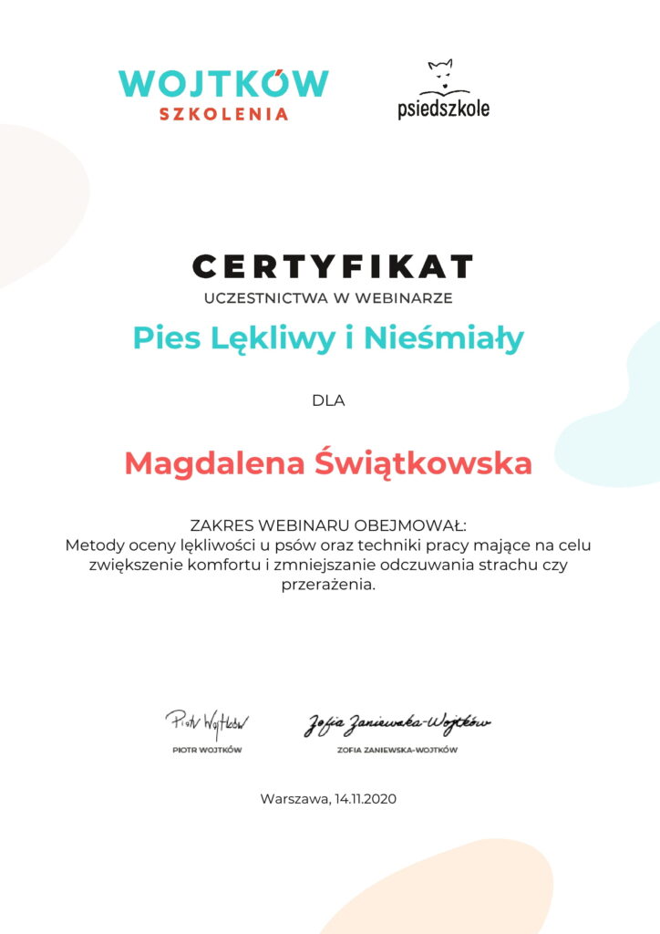 Certyfikowany Behawiorysta