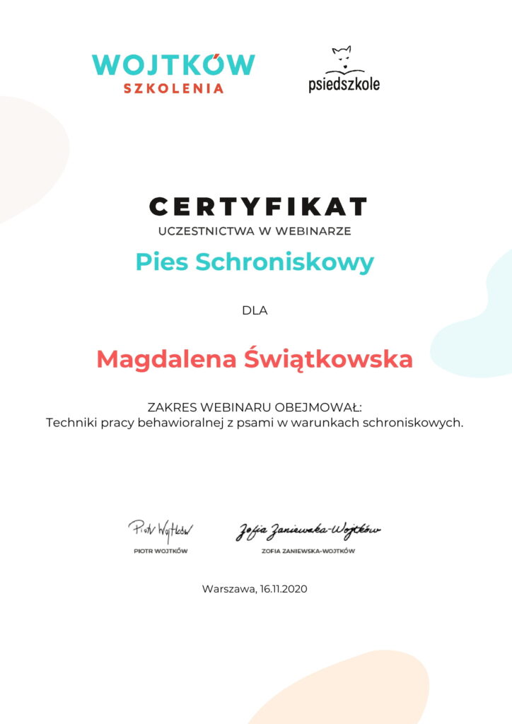 Certyfikowany Behawiorysta